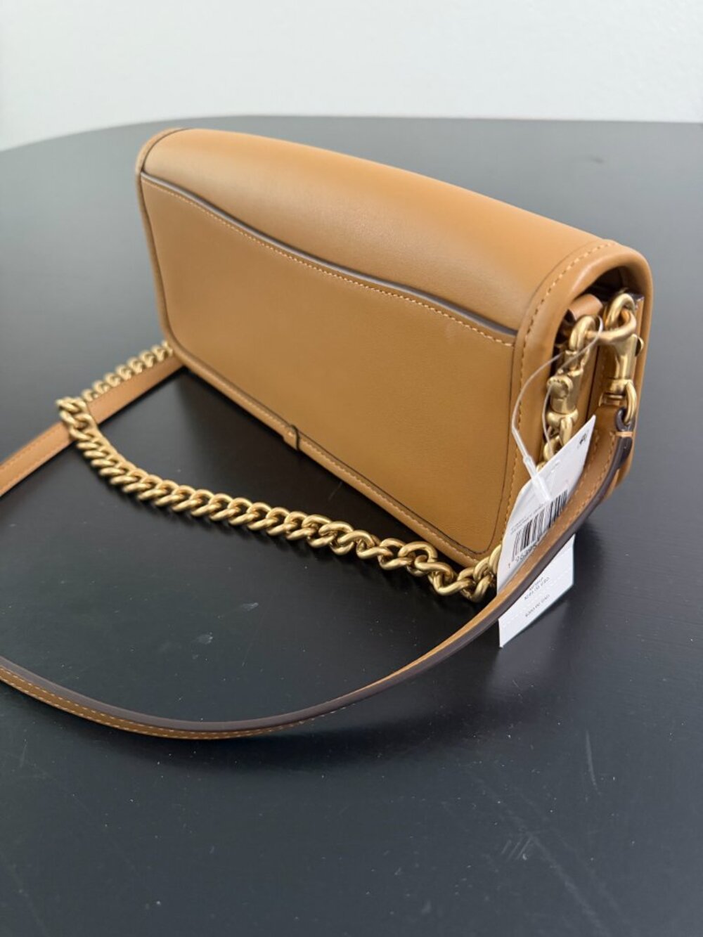 NWT COACH Originals Dinky 1974 Shoulder Bag Gold Chain Handle - Picture 9 of 16